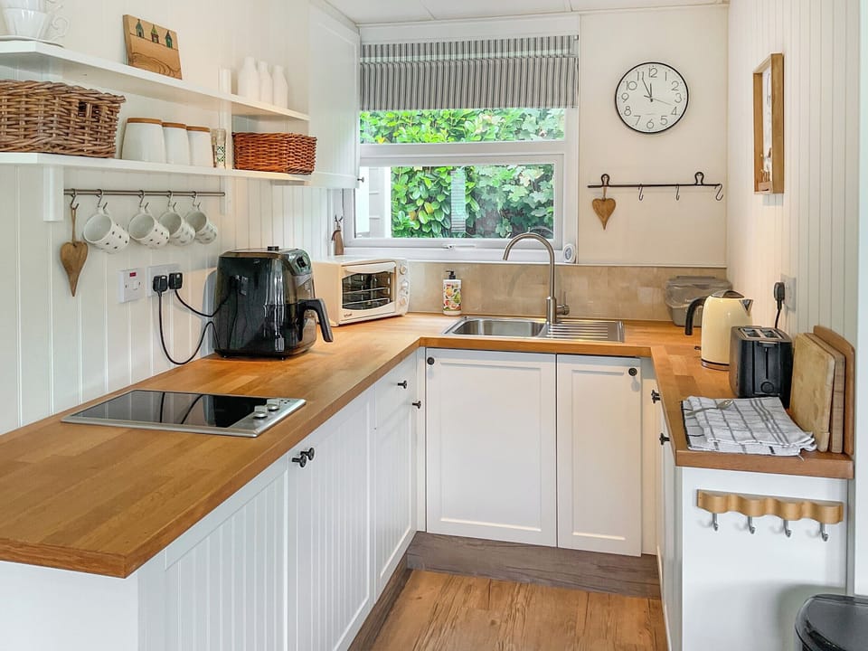 Kitchen area | Hideaway - The Woodlands Roch, Roch, near Haverfordwest