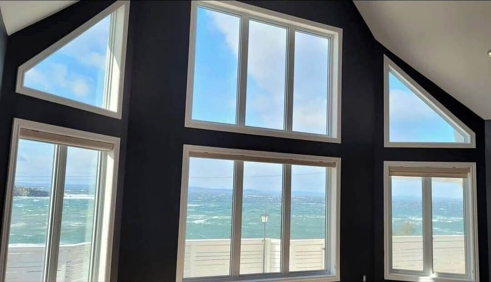 VIew from our front window overlooking Trinity Bay
