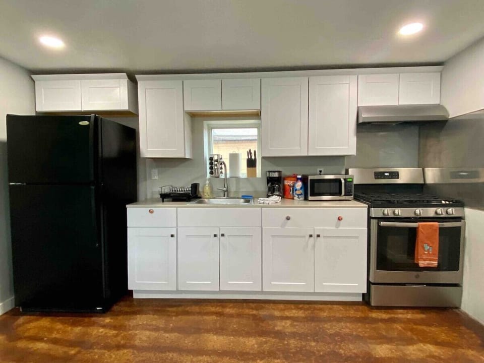 Fully stocked kitchen