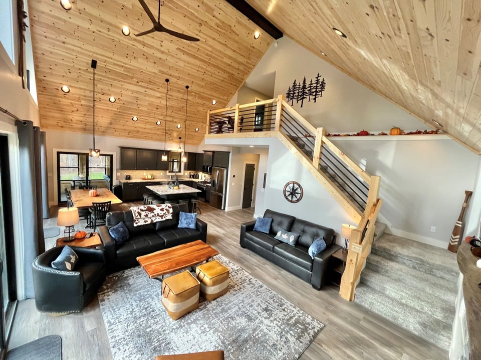 Plenty of seating to gather, reconnect & make some great memories! 