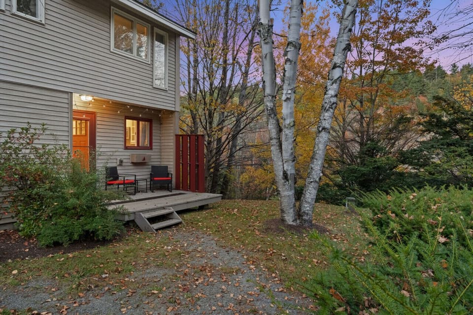 Welcome to your cozy mountain escape! Enjoy the private backyard.