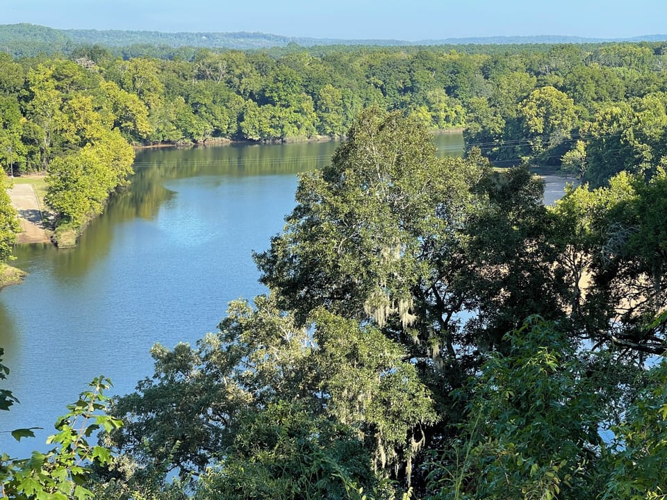 View of the Chattahoochee River from Bluff of Frontier Village 