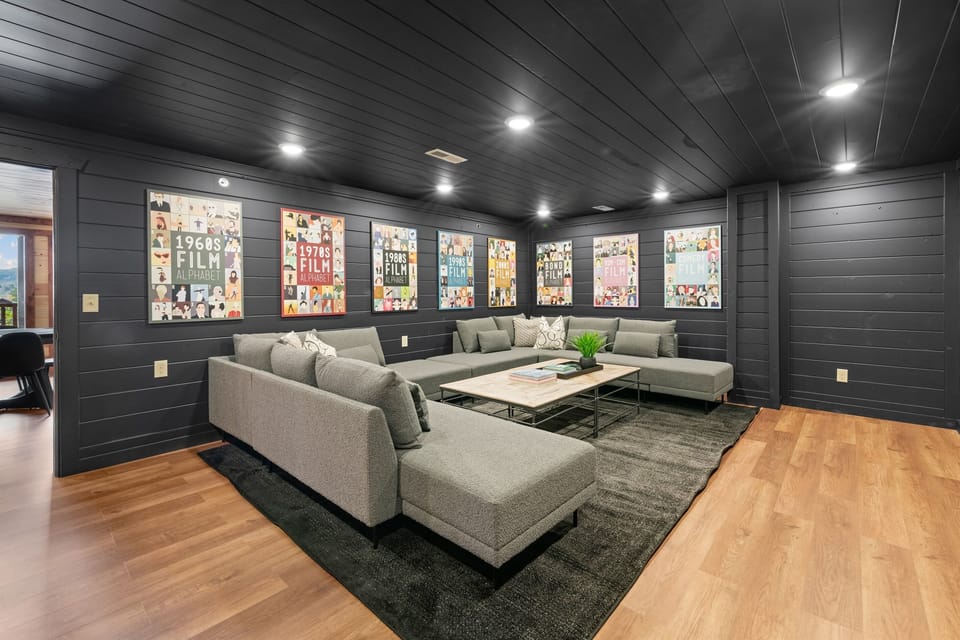 Enjoy big-screen entertainment in your own private theater.