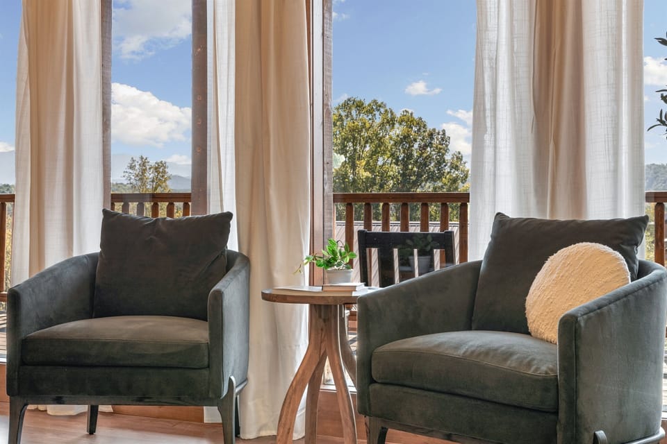 Perfect seating for unwinding.