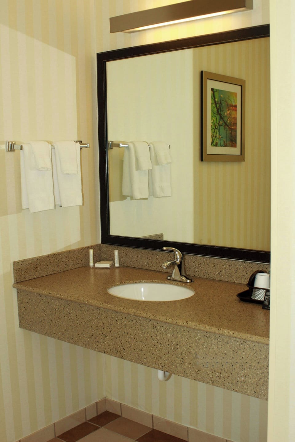 Free toiletries, hair dryer, towels