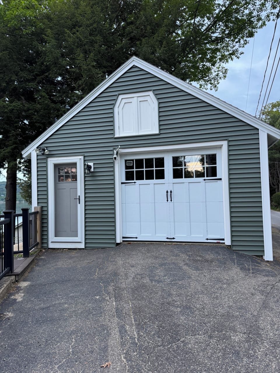 Upper driveway parking available