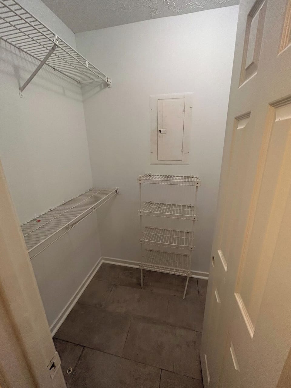 Walk in closet with ample storage space