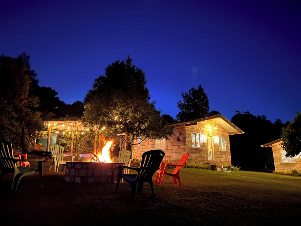 Front of property - evening/night