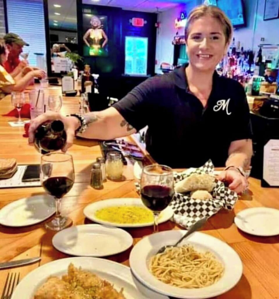Located same building as condo - Myrna's Classic Cuisine 