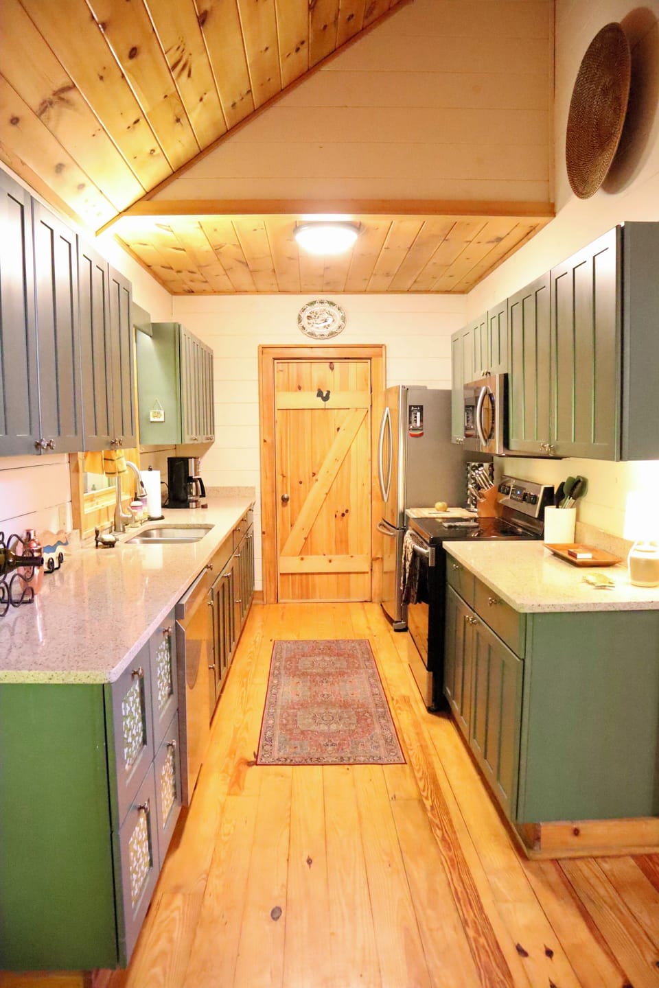 Fully stocked kitchen