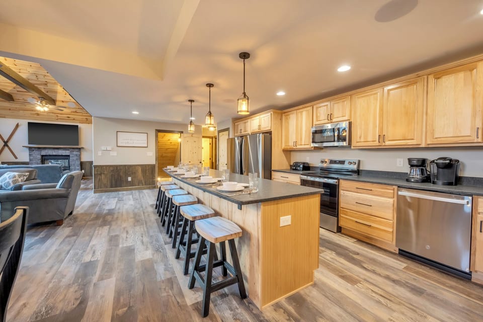 Cook a Gourmet Meal for All in this Modernized Kitchen with 2 Fridges and 2 Ovens. Cleanup will be a Snap with 2 Dishwashers.