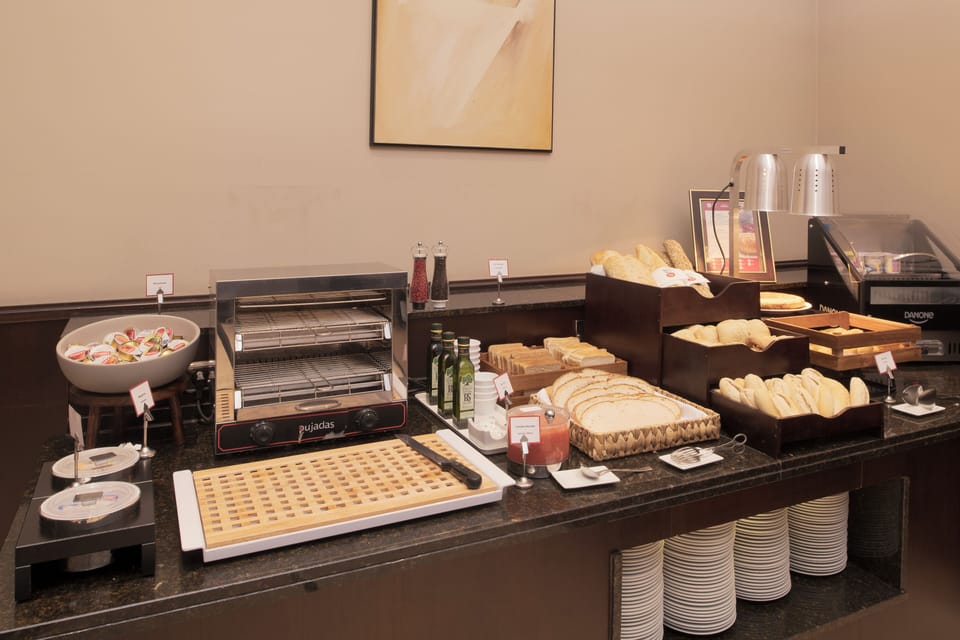 Daily buffet breakfast (EUR 13 per person)