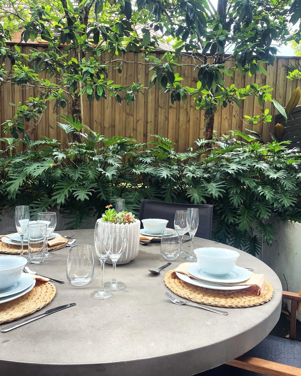 Outdoor dining