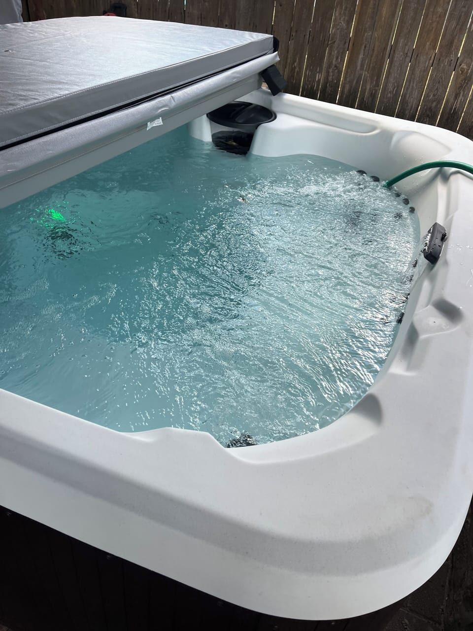 Brand new 6 person hot tub just in time for the fall!
