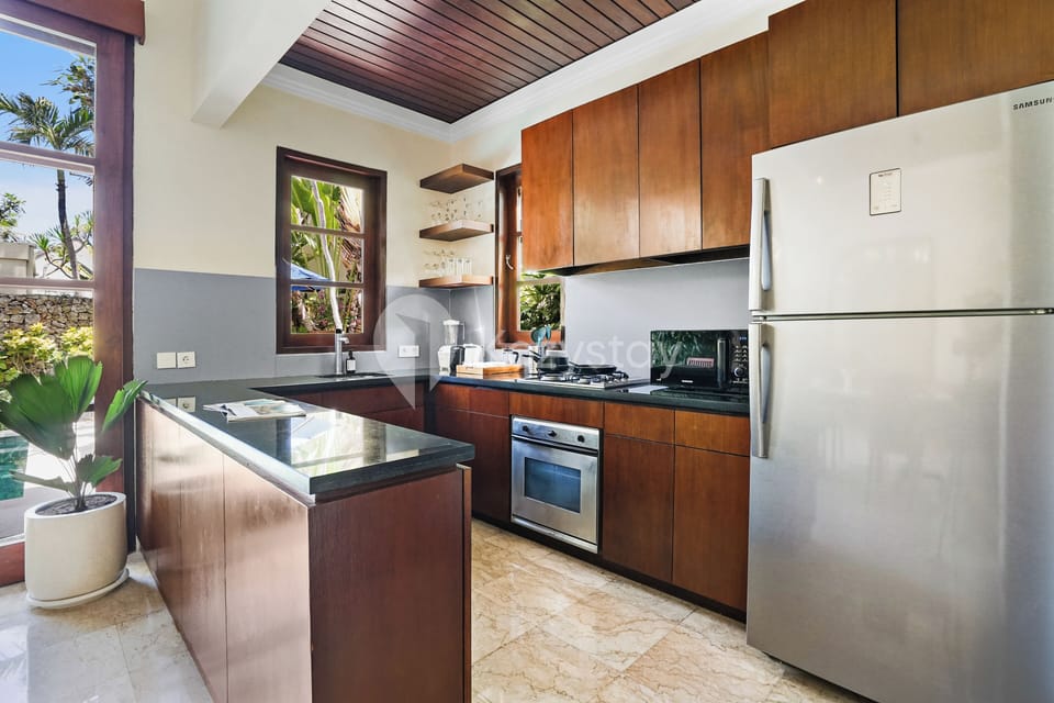 Villa, 2 Bedrooms, Private Pool | Private kitchen | Highchair