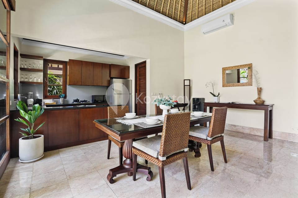 Villa, 2 Bedrooms, Private Pool | Private kitchen | Highchair
