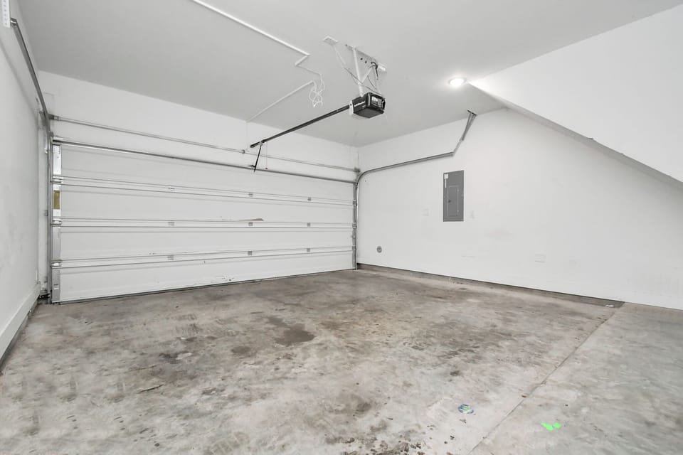 Closed garage