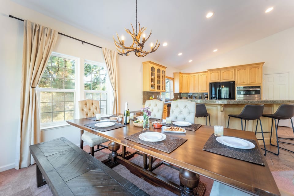 Dining table.