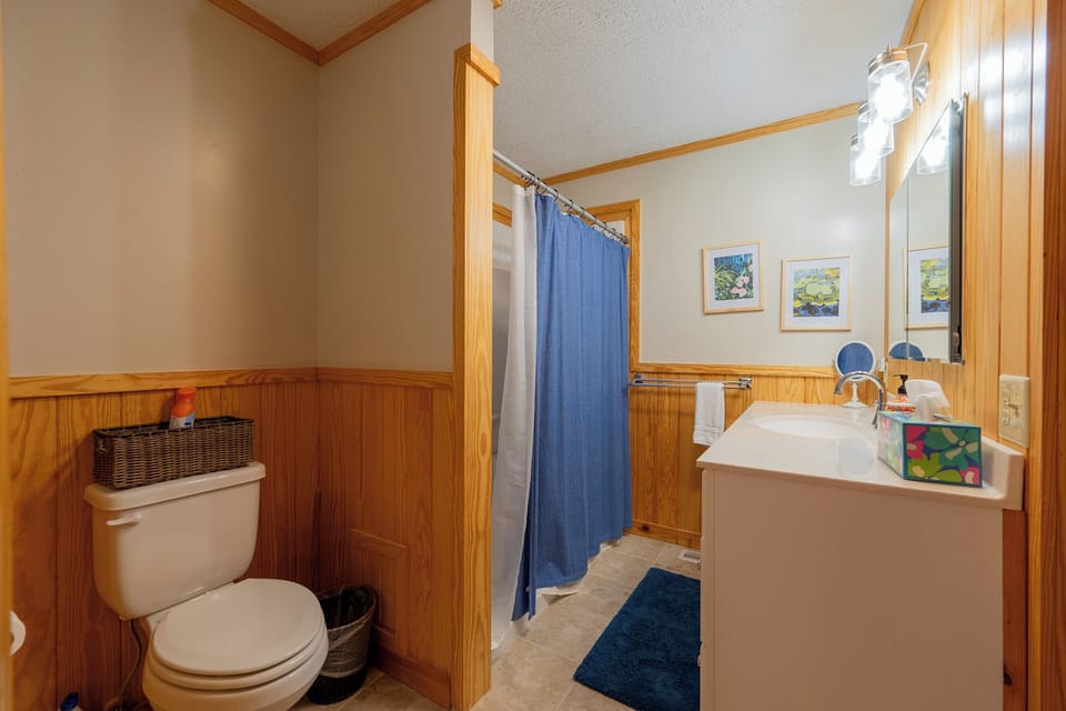 Master bathroom.