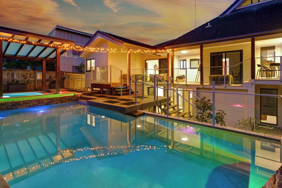 Spacious holiday home with pool ocean views and multiple living areas