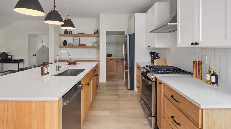 Open Concept Kitchen | Fully Stocked | Gas Stove | First Floor