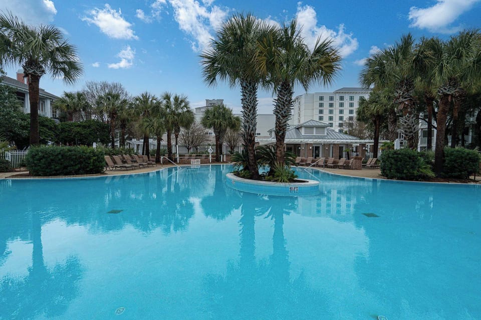 Lounge the day or make a splash at the sparkling communal pool