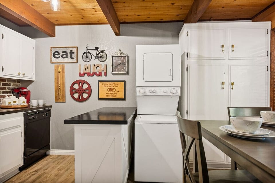 Laundry, located by the kitchen for your use during your stay.