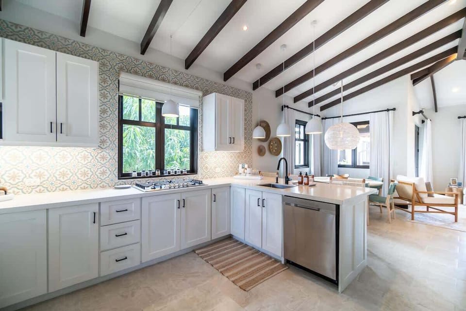 Open concept kitchen