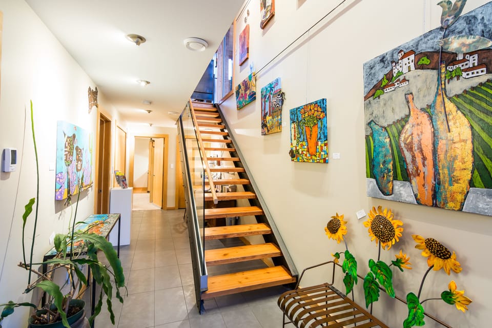 Interior entrance