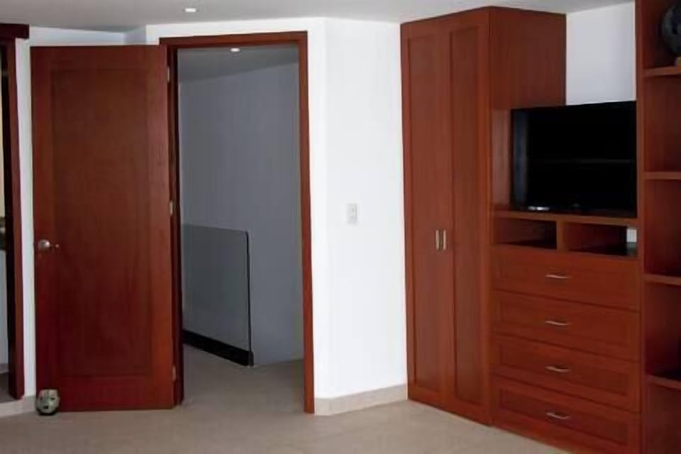Custom-made cabinets, throughout.