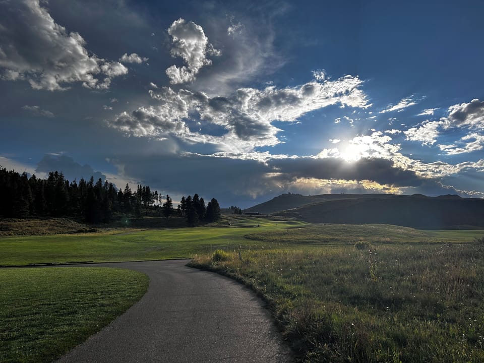 View from Granby Ranch golf course.