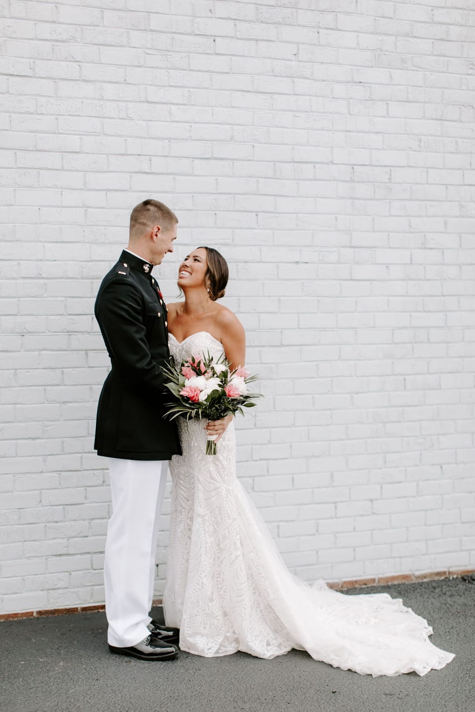 Outdoor wedding area