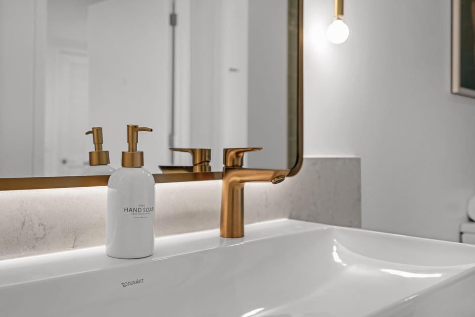 Sparkling clean and ready for your refreshing moments.