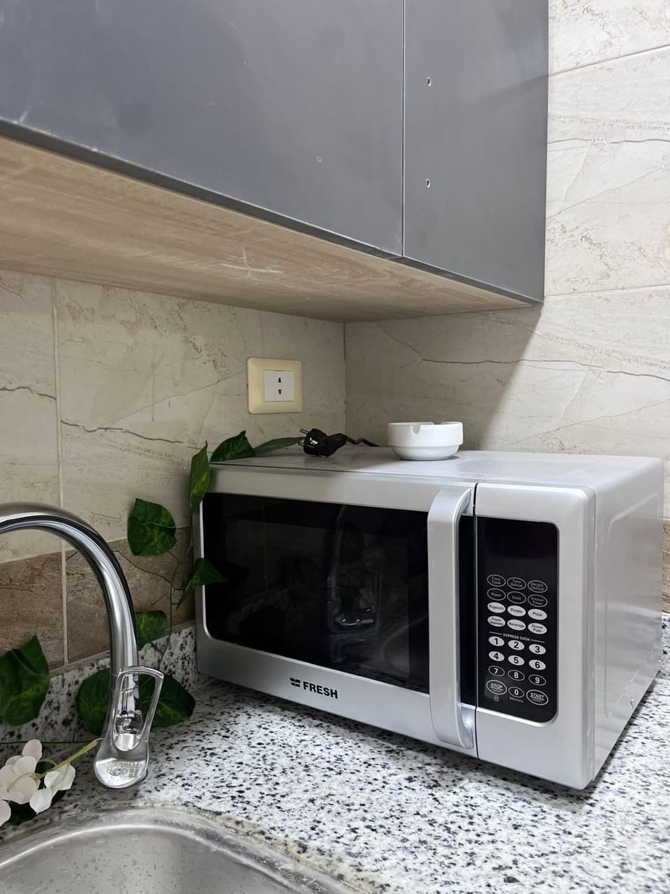 Family Apartment, Balcony, City View | Private kitchen | Electric kettle, dining tables