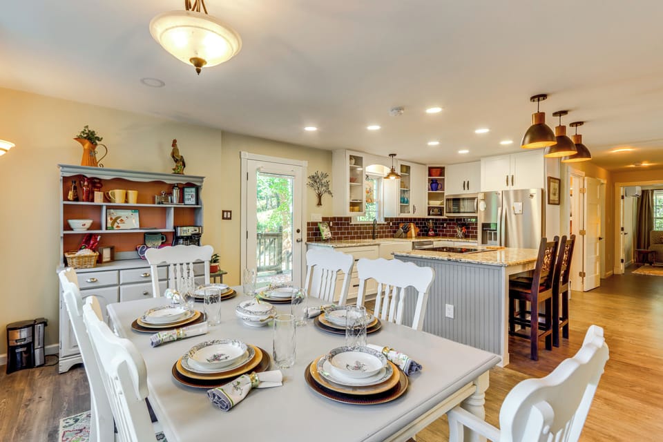 Dining Area | Dishware & Flatware | 1st Floor