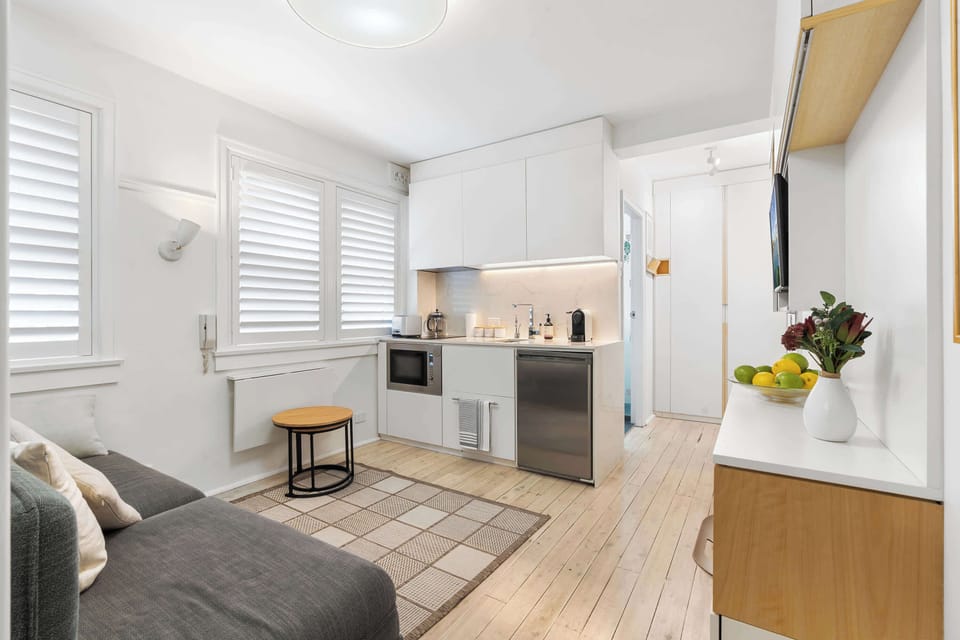 Living and kitchen space