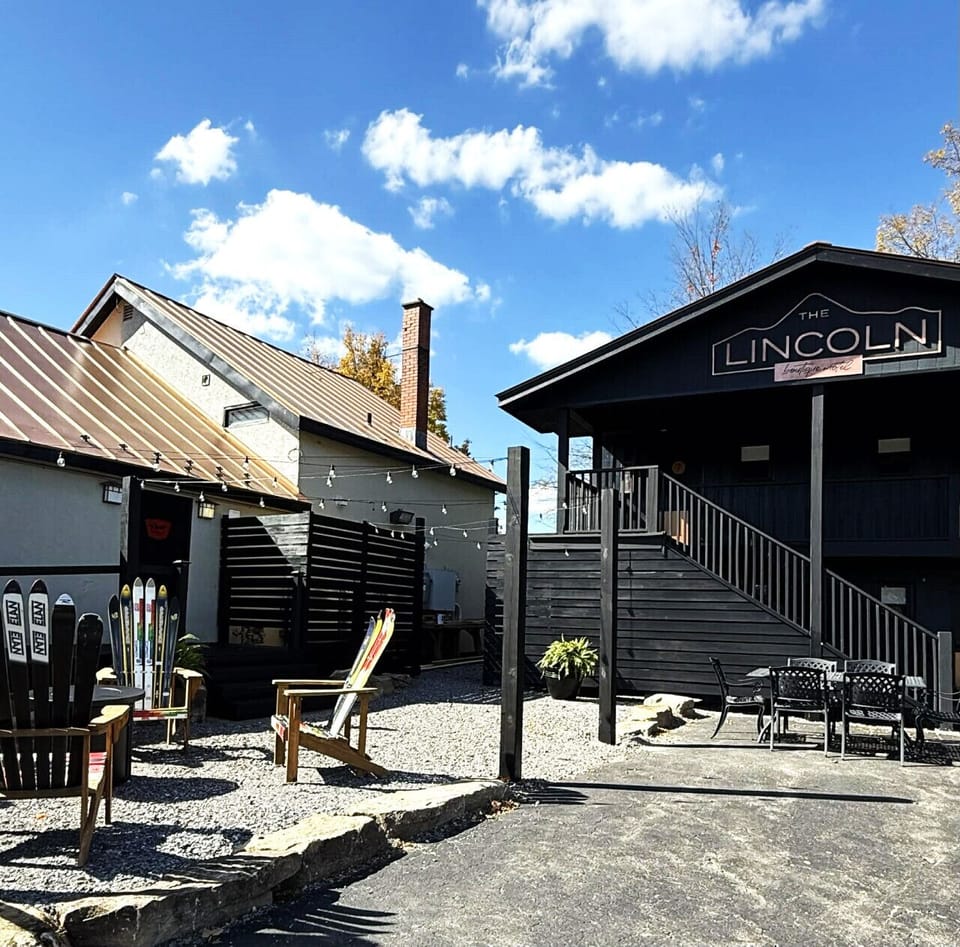 Outside seating area