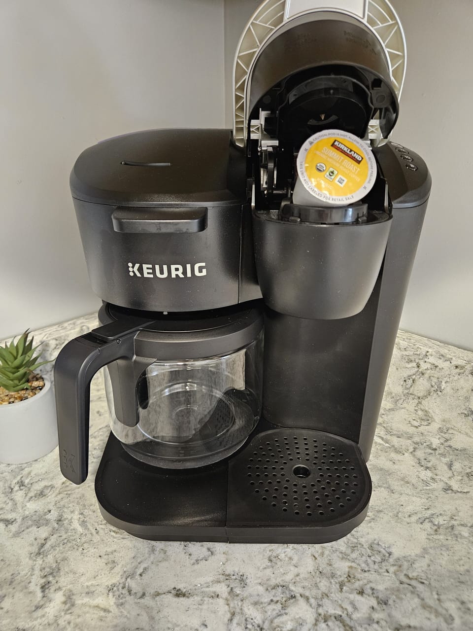 Brew a full pot or single serve