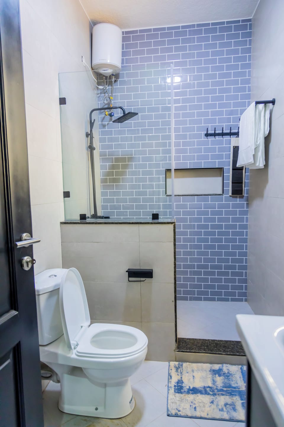 Economy Apartment, Hill View | Bathroom | Shower, free toiletries, towels, soap