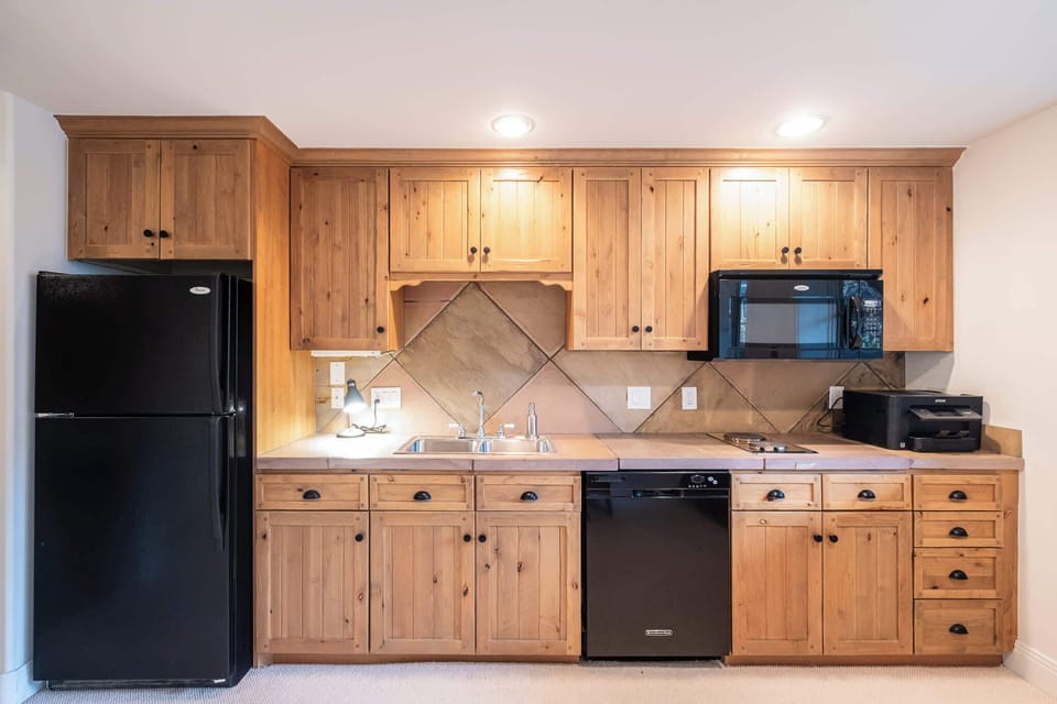 Lower level kitchenette