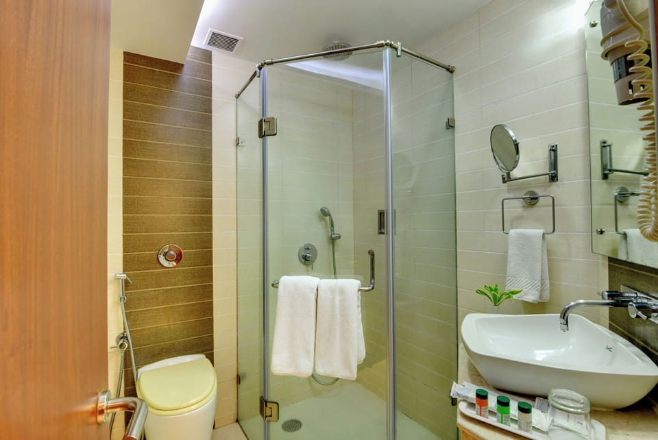 Premium Room | Bathroom | Separate tub and shower, free toiletries, hair dryer, bathrobes