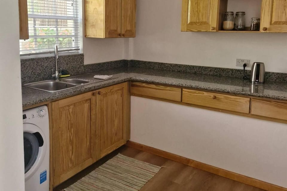Apartment | Private kitchen | Fridge, microwave, oven, stovetop
