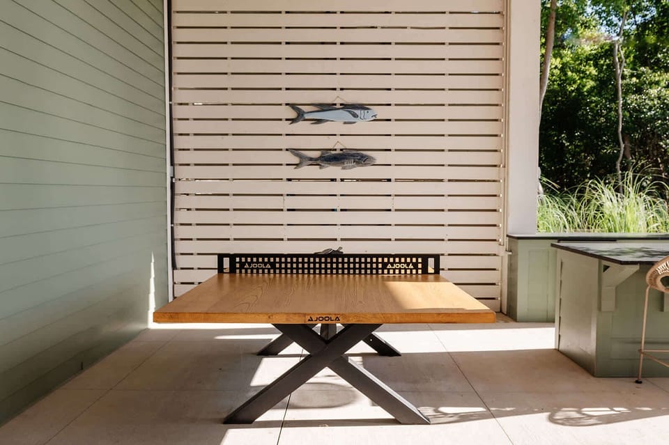 Private Outdoor Area | Ping Pong + Pool Table + Cornhole | Gas Grill | XL Flat Screen TV | First Floor