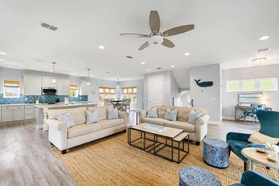 Spacious seating for all your lounging needs—bring on the good times!