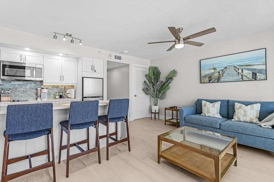 Beautifully remodeled space with comfortable seating