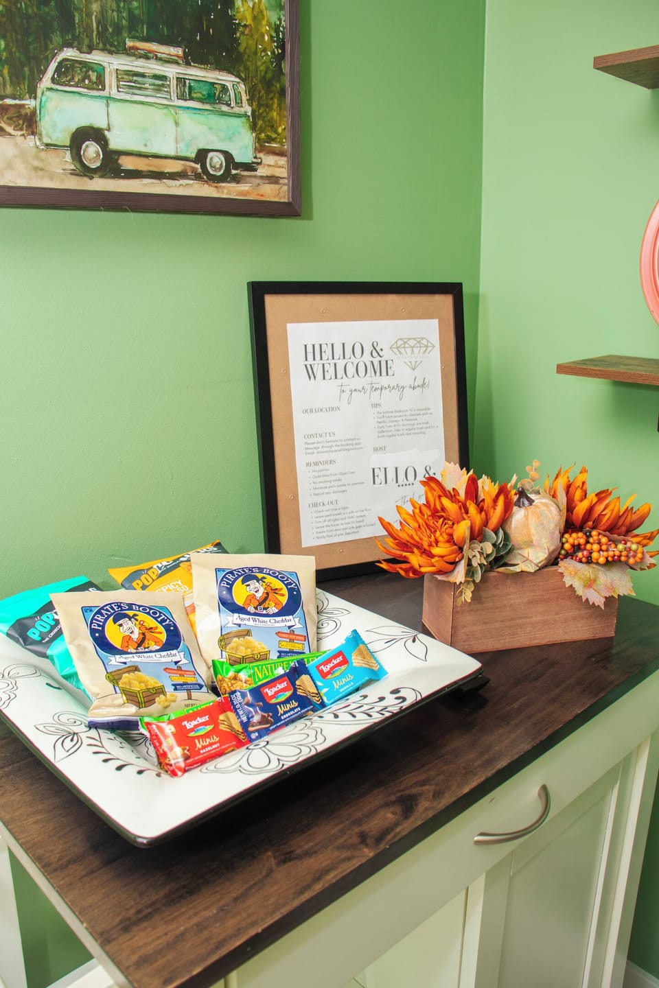 We will always have welcome snacks! 