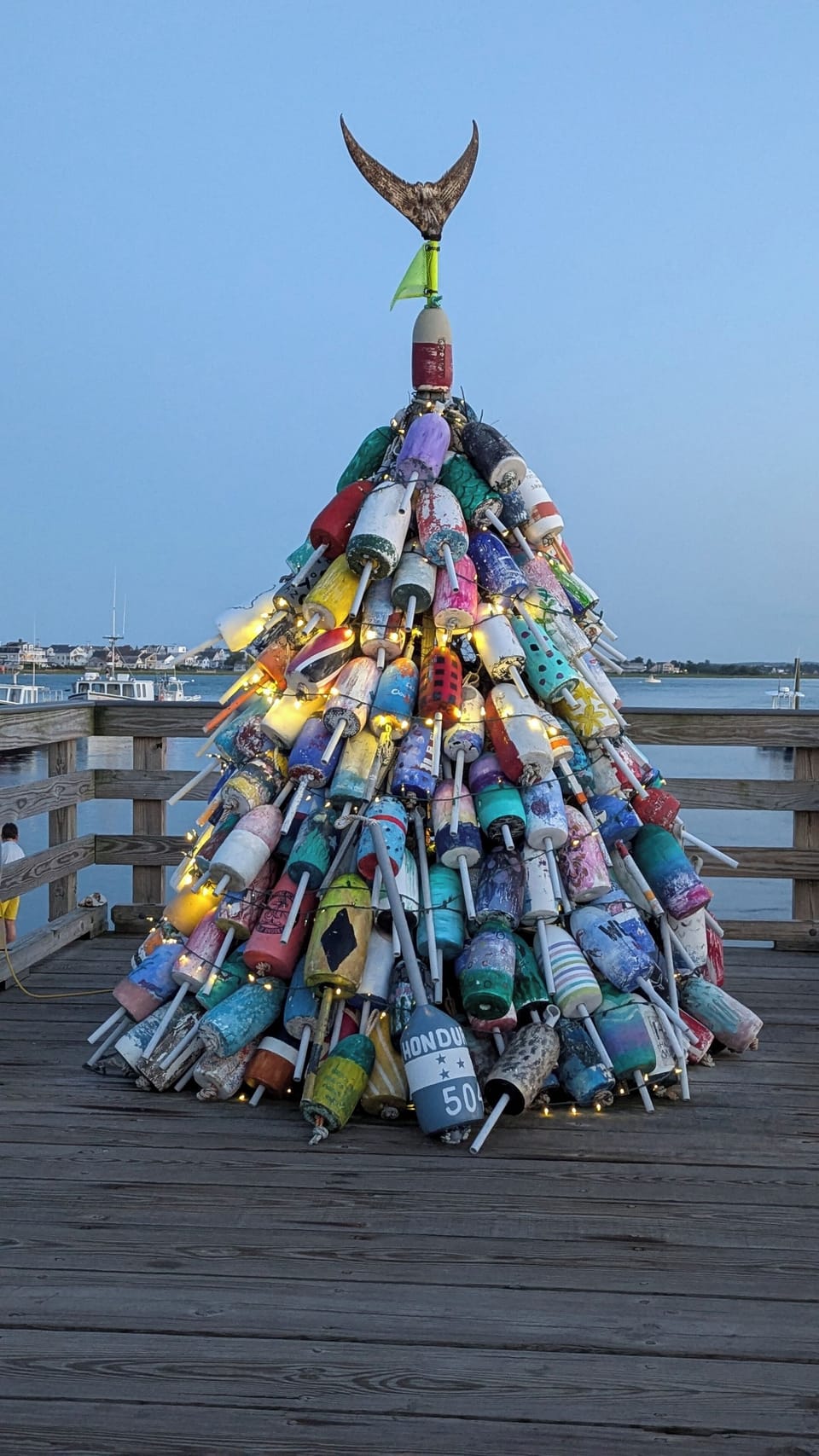 Buoy Tree Wells Harbor