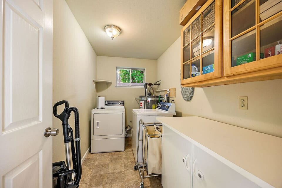 laundry room with all supplies