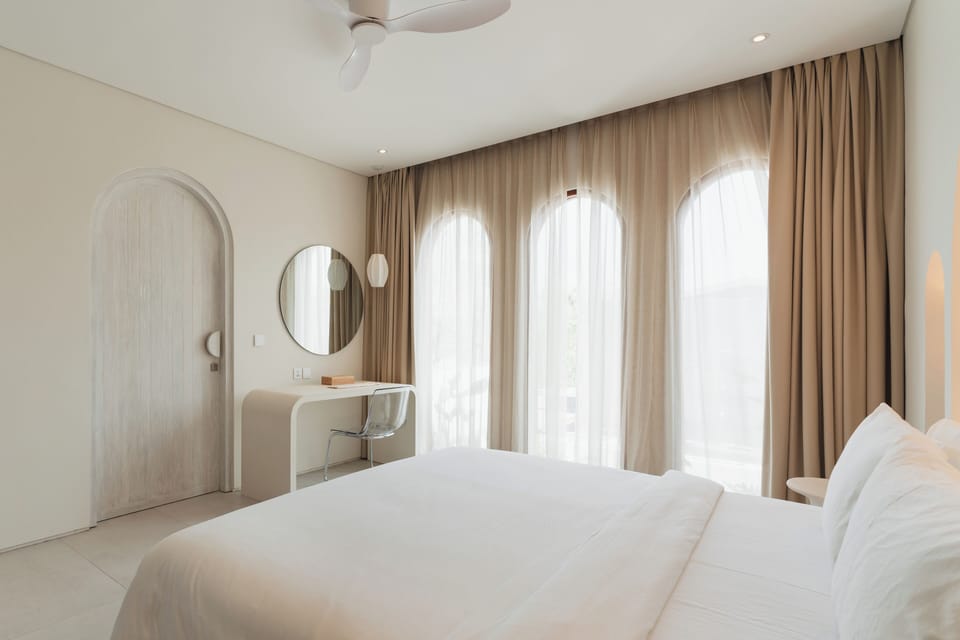 Deluxe Villa, 1 Bedroom, Private Pool, Pool View | 1 bedroom, premium bedding, in-room safe, desk