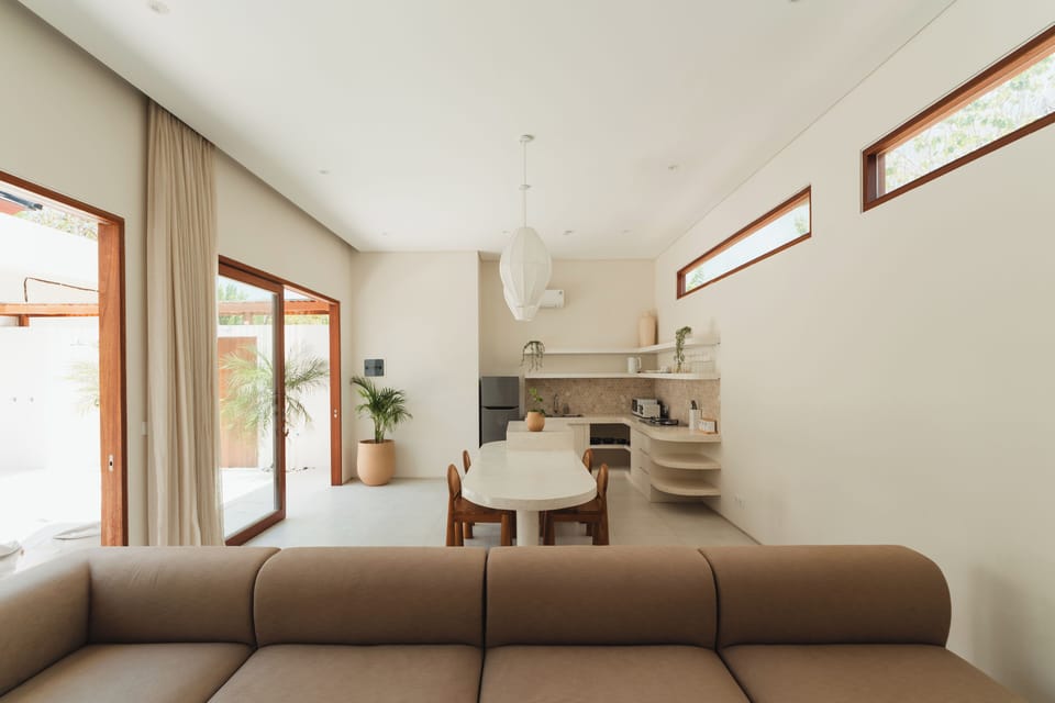 Deluxe Villa, 2 Bedrooms, Private Pool, Pool View | Living area | 32-inch Smart TV with digital channels